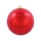 Bola de Natal para Árvore Plástico Vermelho 15x15x15cm Cromus