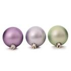 Bola De Natal Pastel Candy Fosca Pt 6 Pcs 8 Cm Decoração Árvo