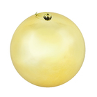 Bola de Natal Plástico Ouro 25cm Cromus