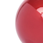 Bola de Natal Plástico Vermelho 15cm Cromus