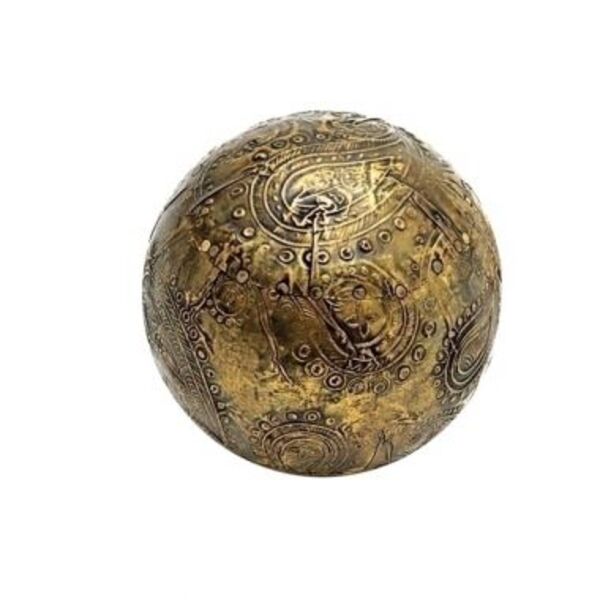 Bola Decorativa De Resina 9cm - Bronze