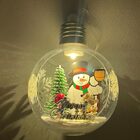 Bola Enfeite Arvore Natal Natalino Kit 4 Unidades Luz Led Bon