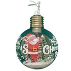 Bola Enfeite Arvore Natal Natalino Led Kit 6 Unidades Papai N