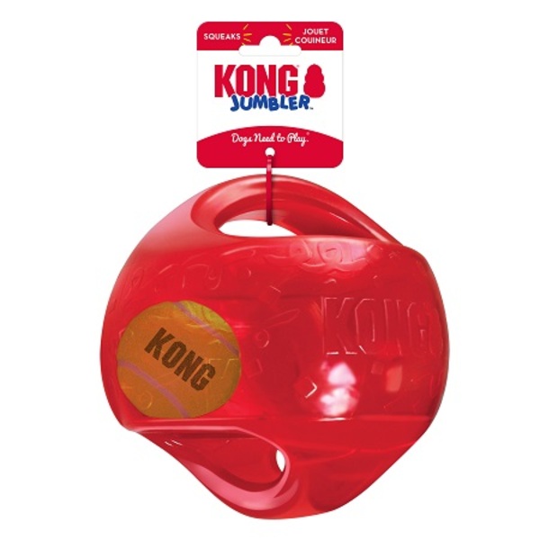Bola Jumbler Ball Kong Com Apito - Brinquedo Resistente Para