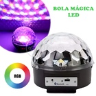 Bola Maluca De Luzes Led Rgb Bluetooth E Usb Toca Mp3 Para Fe