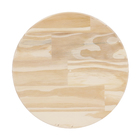 Bolacha de Madeira Natural Pinus 30x30cm Madvei