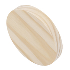 Bolacha de Madeira Pinus Natural 10x10x1cm Settis