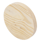 Bolacha de Madeira Pinus Natural 12x12x1cm Settis