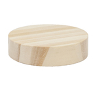 Bolacha de Madeira Pinus Natural 6x6x1cm Settis