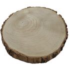 Bolacha De Madeira Tronco Lixada Arte E Decoração 38 X 35cm
