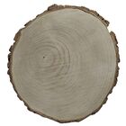 Bolacha De Madeira Tronco Lixada Arte E Decoração 38 X 35cm