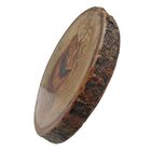 Bolacha De Madeira Tronco Lixada E Selada 28,5 X 26 X 4cm