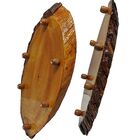 Bolacha De Tronco Envernizada C/ Pezinho 36 X 20cm