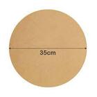 Bolacha Disco De Madeira Mdf Sousplat 50 Un 35 Cm Diâmetro !