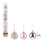Bolas De Natal Mista Rose Ø6cm C/8 Unidades
