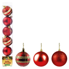 Bolas De Natal Vermelha Ø6cm C/6 Unidades
