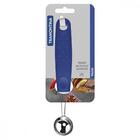 Boleador Utilita Em Aco Inox Com Cabo De Polipropileno Azul 2