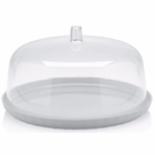 Boleira 30cm Porta Bolo Docinhos Bancada Prato Dois Lados Bra