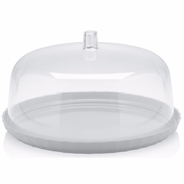 Boleira 30cm Porta Bolo Docinhos Bancada Prato Dois Lados Bra