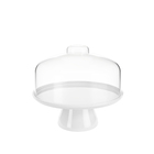 Boleira Cake Com Cúpula 25 Cm Branco Coza