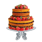 Boleira De Acrilico Prata Para Evento