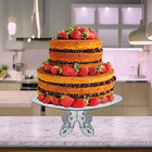 Boleira De Acrilico Prata Para Evento