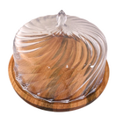 Boleira De Madeira Com Tampa Haus