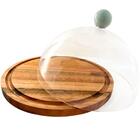 Boleira De Madeira Com Tampa Utily