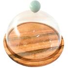 Boleira De Madeira Com Tampa Utily