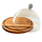 Boleira De Madeira Com Tampa Utily