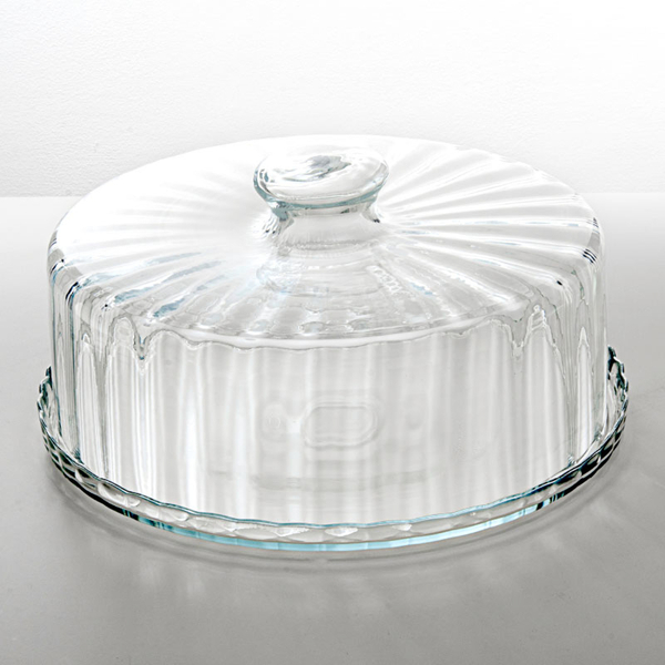 Boleira De Vidro 32,5cm Com Tampa