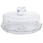 Boleira De Vidro Com Tampa - Prato Para Bolo Com Tampa Estilo