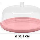 Boleira Festa 30 Cm Varias Cores Marca Martiplast Ou Rosa