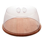 Boleira Madeira Liptus C/tampa 33x17cm