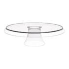 Boleira Porta Bolo Com Cúpula E Pé 25cm Transparente Glassy C