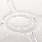 Boleira Prato Para Bolo 3 Em 1 Cristal Transparente 31x25cm -