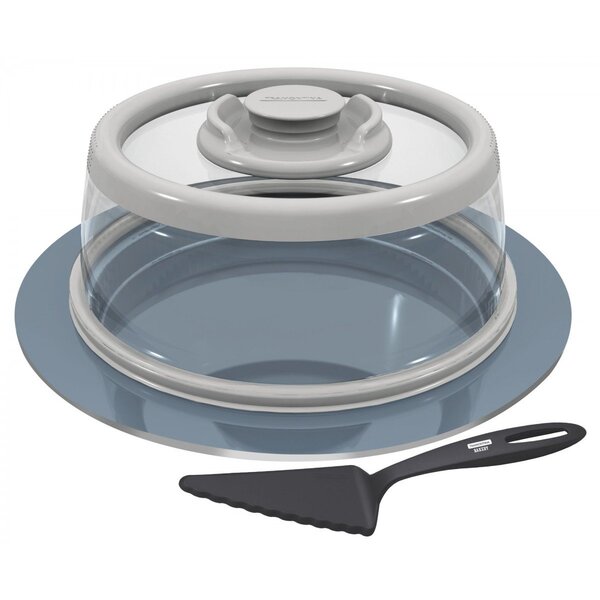 Boleira Tramontina Bakery Em Alumínio Com Tampa 3 Peças Tramo