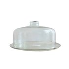 Boleira Vidro Com Tampa Ravena Prato Para Bolo  28cm Bolos Fe