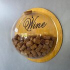 Bolha Porta-rolhas Wine Em Pinus Cereja E Acrílico - 35cm Com