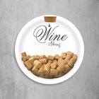 Bolha Porta-rolhas Wine Shiraz Em Mdf E Acrílico - 35cm Branco
