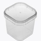 Bolo No Pote Quadrado  220ml C/1000 Unidades  Plast.