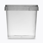 Bolo No Pote Quadrado  220ml C/100 Unidades  Plast.