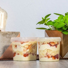 Bolo No Pote Quadrado  220ml C/200 Unidades Promoção