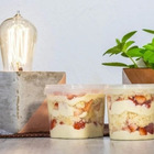 Bolo No Pote Quadrado  220ml C/400 Unidades  Plast.