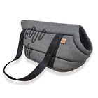 Bolsa Aberta para Cachorro e Gato G em Tecido Preto Fábrica Pet