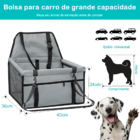 Bolsa Assento Para Transportar Animal De Estimação Pet Cinza