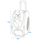 Bolsa Carrinho De Transporte Passeio Cachorros Gatos Pets