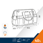Bolsa De Ferramentas 48x32x27cm 40L Dexter