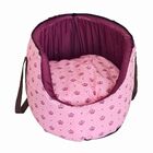 Bolsa De Transporte E Cama Iglu Pet 2 Em 1 Amora Top Impermeá