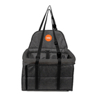 Bolsa de Transporte para Cachorro e Gato  Couro Sintético Grafite Tubline